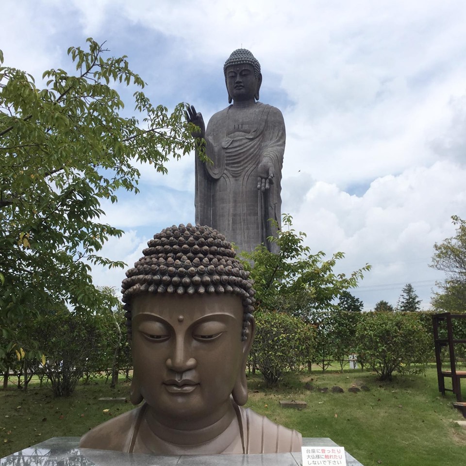 Ushiku Great Buddha is so big!
