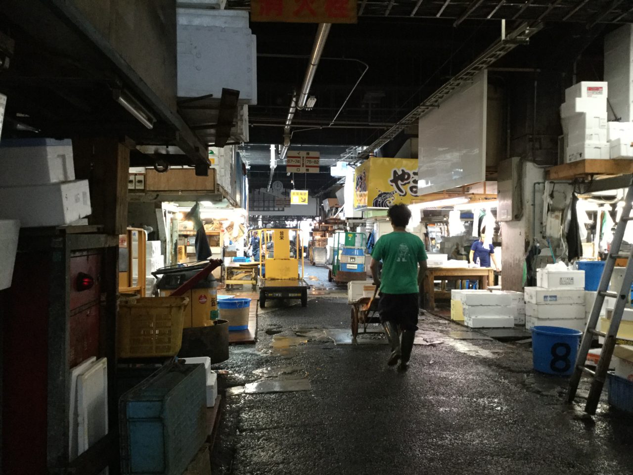 The Tsukiji market