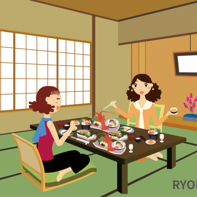 Übernachten in einem Zimmer mit Tatami-Matten. Ein einzigartiges japanisches Erlebnis.